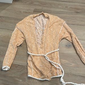 Free People belted cardigan